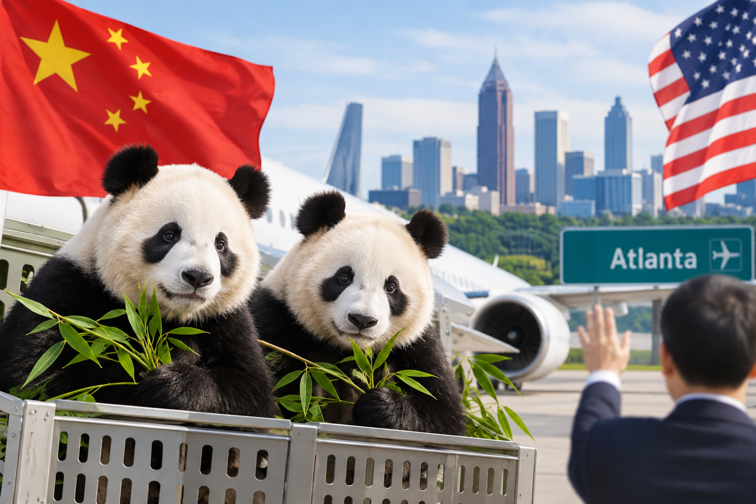 中国のパンダ2頭、近く米アトランタへ 習氏が表明