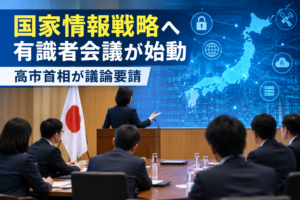 国家情報戦略へ有識者会議が始動 高市首相が議論要請