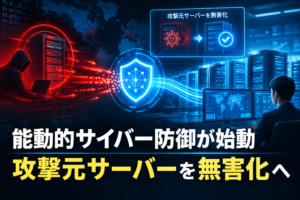 能動的サイバー防御が始動 攻撃元サーバーを無害化へ
