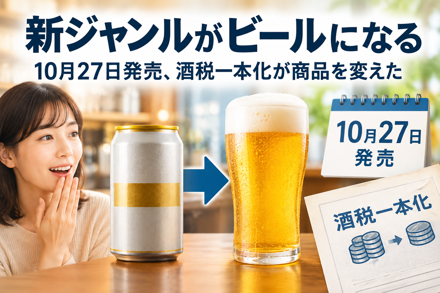 「クリアアサヒ」がビールになる　10月27日発売、酒税一本化が商品を変えた