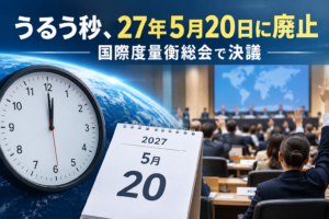うるう秒、27年5月20日に廃止 国際度量衡総会で決議