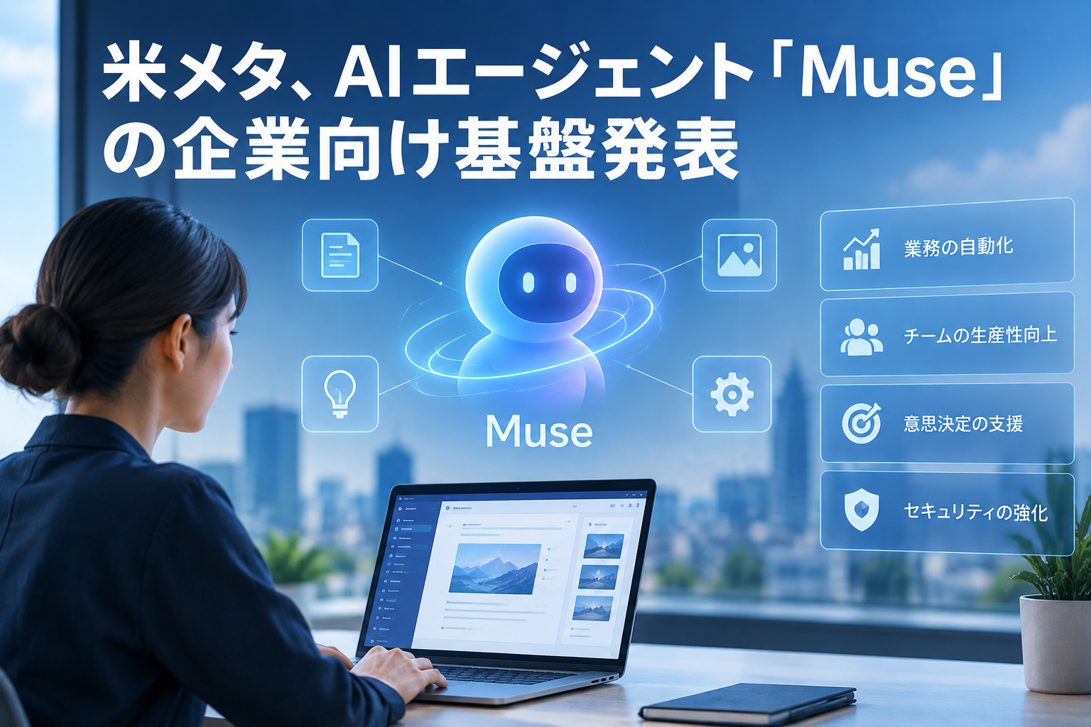 米メタ、AIエージェント「Muse」の企業向け基盤発表