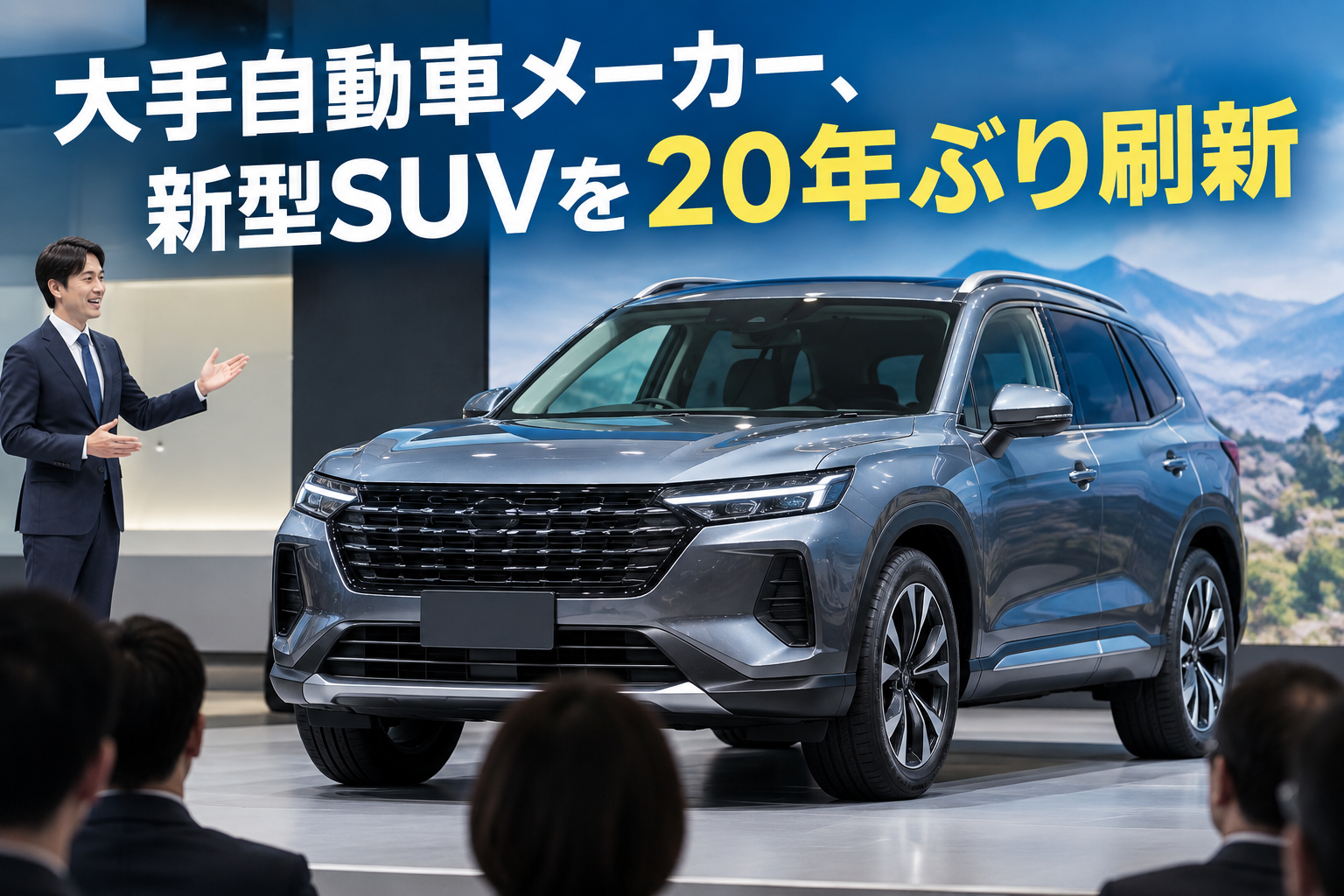 三菱自動車、新型パジェロを20年ぶり刷新