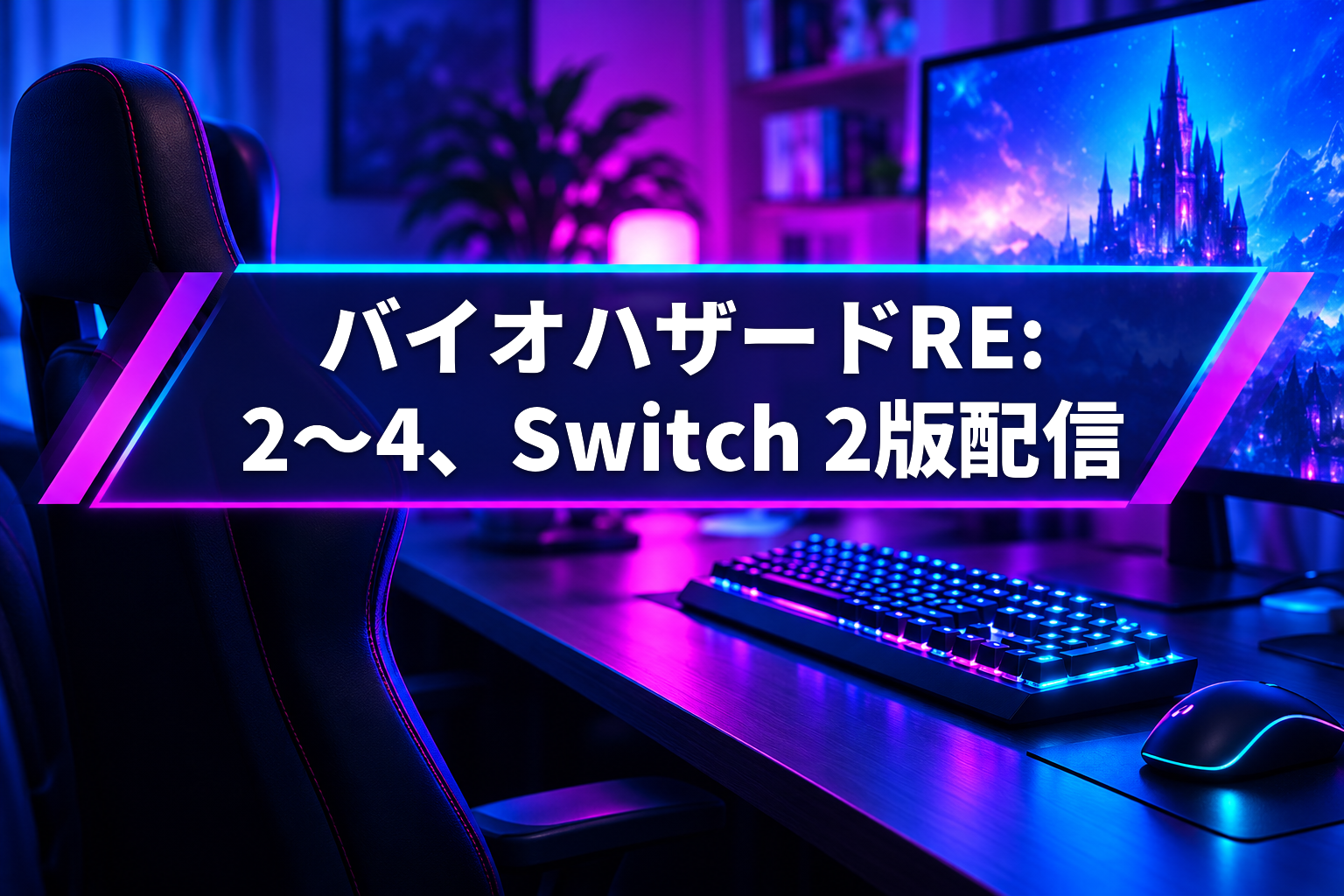バイオハザードRE:2〜4、Switch 2版配信