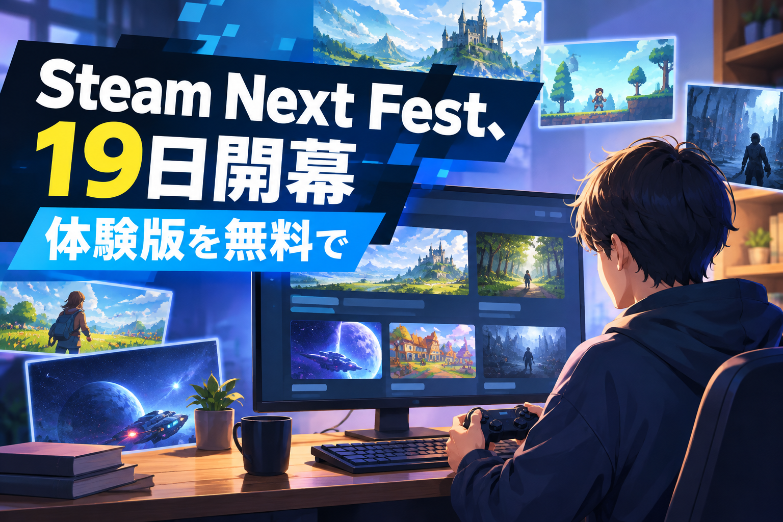Steam Next Fest、19日開幕 体験版を無料で