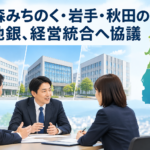 青森みちのく・岩手・秋田の3地銀、経営統合へ協議