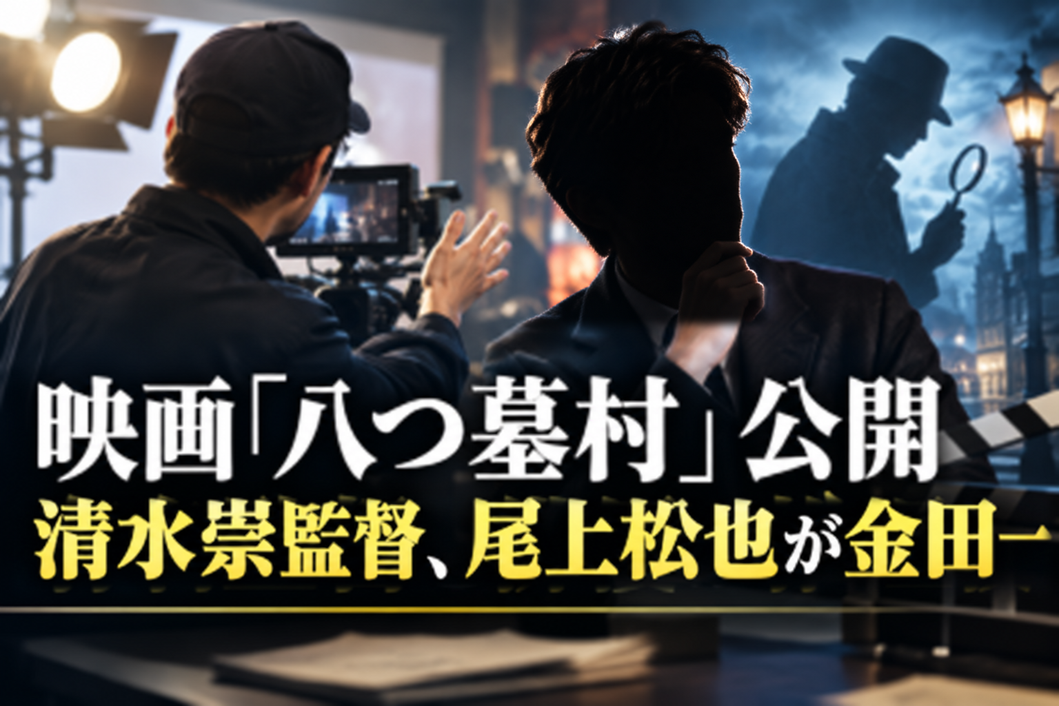 映画『八つ墓村』公開 清水崇監督、尾上松也が金田一